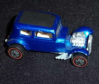   Hot Wheels Redline Blue Classic 32 Ford Vicky Diecast Toy Truck  
