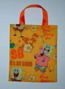 Spongebob Squarepants BD 6 Fabric Party Favor Bags  