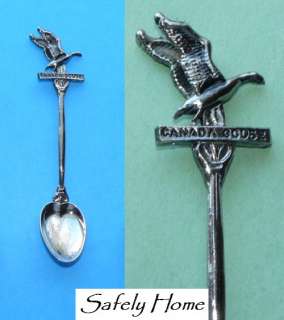   Manitoba Figural Canada Goose souvenir collector spoon  