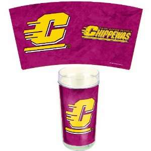  NCAA Central Michigan Chippewas 24 Ounce 2 Pack Tumblers 