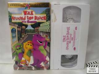 Walk Around the Block with Barney VHS 045986020314  