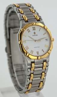 Concord Saratoga Stainless Steel and 18k Gold Mens Watch 15.58.237 