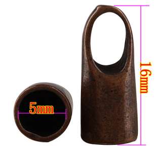   Antique Copper End Cap for 5mm/5.5mm/6mm Leather Cord BE928  