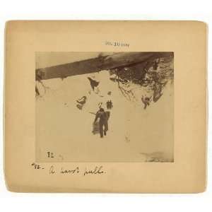  A hard pull,sled,snow,Yukon Territory,Canada,c1897