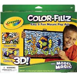    Crayola Model Magic Color Fillz 3 D Kit Fish