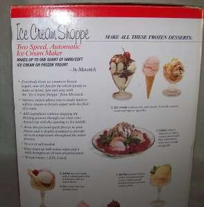 Maverick Ice Cream Shoppe Maker  