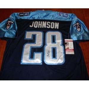com Signed Chris Johnson Jersey   + JSA COA   Autographed NFL Jerseys 