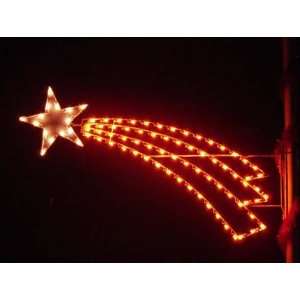   Silhouette Shooting Star   Christmas Light Display