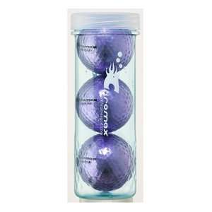  Chromax M1 Golf Ball Purple Shiny 3 Balls Sleeve Sports 