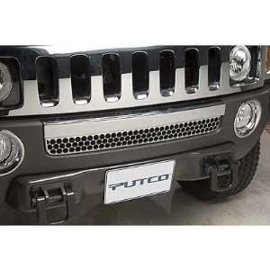  Putco Hummer H3 Chrome Bumper Vent Strip Automotive
