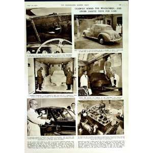  1950 MOTOR CAR TESTING MECHANICAL WINDSCREEN OXFORD