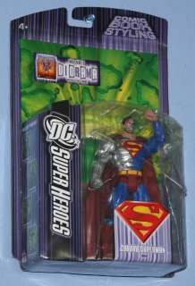 BATMAN DC Super Heroes Cyborg Superman *S3 Mattel *NIB 027084487381 