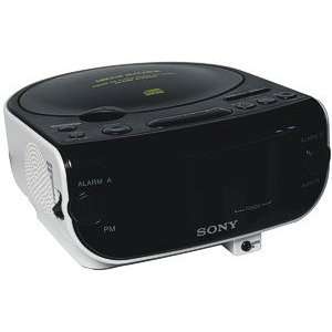  Sony CD Player Clock Radio Hidden Camera   Wired   Color 