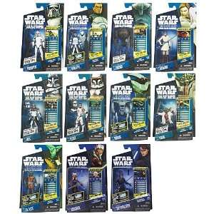  Star Wars Clone Wars Action Figures Wave 1 Toys & Games