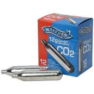  Walther 12 Gram CO2 Cartridges, 12ct
