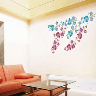 FLOWERING TREE Mural Art Wall Decor Removable Stickers  