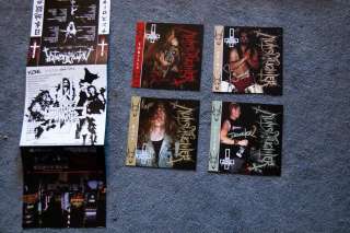 Nunslaughter   Damned in Japan BOX SET/POSTER  death morbid 