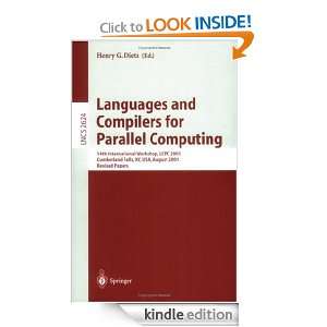 Languages and Compilers for Parallel Computing 14th International 