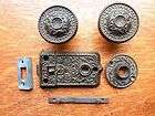antique fancy cast iron screen door lock knobs c1885 expedited