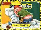 GARBAGE PAIL KIDS 2011 FLASHBACK 2 POTTY SCOTTY 71A