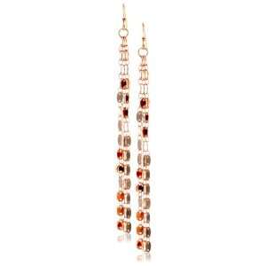    Karen London Luxe Copper Sequin Disc Waterfall Earrings Jewelry