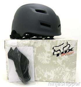Fox Racing Transition Dirt Bike Jump Helmet Matte Charcoal   L/XL 