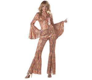 DiscoLicious 60 70s Groove Disco Woman Adult Costume M  