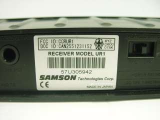 Samson UR1 True Diversity Receiver UHF Series One  