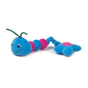 Zanies Inch a long Soft Plush Dog Tug Pull Toy Blue  