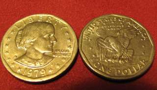 1979 Near Date Susan B Anthony Dollar in Circulated  