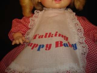   Doll Horseman Baby Doll Talking Happy Baby Doll 16 GUC Orig Dress Toy