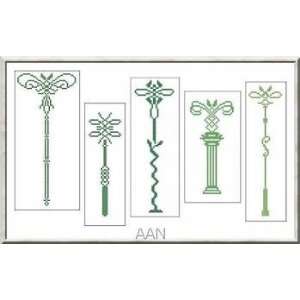  Green Bookmarks   Cross Stitch Pattern Arts, Crafts 