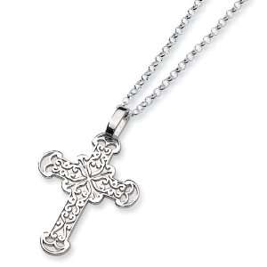  Sterling Silver Cross Pendant Necklace Jewelry
