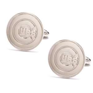  Chicago Cubs Cufflinks   Silver Edition