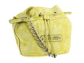   SUNDANCE Yellow Crossbody Messenger Drawstring Bag Handbag Purse