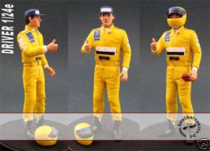 24 SENNA 99T F1 DRIVER FIGURE THUMBS UP TAMIYA REVELL  