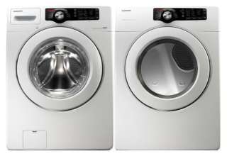 Samsung Front Load Washer & Ele Dryer WF210ANW DV210AEW  