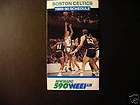 Boston Celtics 1989 90 pocket schedule   Budweiser