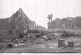 Shows the damage of the San Francisco earthquake and the fires 