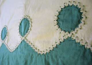   NEW vintage pair Rick Rack Applique pillowcases ~ Easy sewing pattern