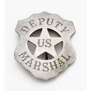  Old West U.S. Deputy Marshal Badge Replica Sports 