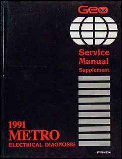 1991 Geo Metro Electric Diagnosis Manual Wiring Diagram  