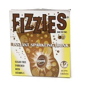 Fizzies Candy Drink Tablets (6 packs) Root Beer, 1 case  
