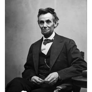  Abraham Lincoln, Seated Portrait by Alexander Gardner 