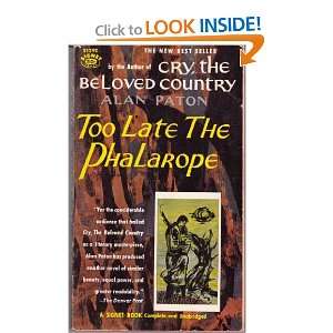  Too Late the Phalarope Alan Paton Books
