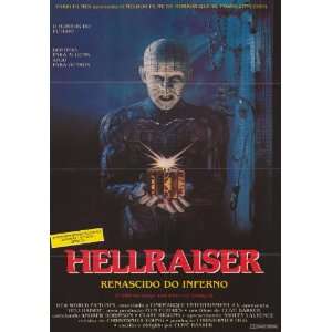  Hellraiser Poster Brazilian 23x33 Andrew (Andy) Robinson 