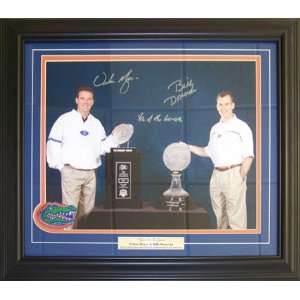 Urban Meyer & Billy Donovan Autographed 16x20 Florida Gators Framed 