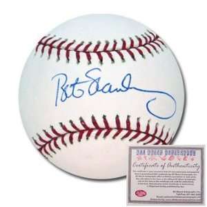 Bob Stanley Autographed/Hand Signed Rawlings MLB Baseball