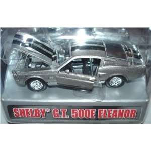 Shelby GT 500E ELEANOR Gray W/Black Stripes R1 164 Die Cast Carroll 