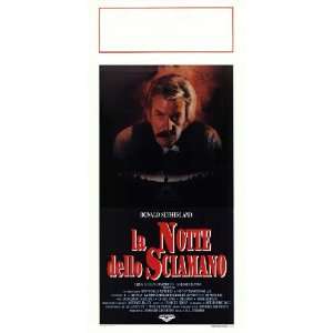   to Murder Poster Italian 13x28 Donald Sutherland Mia Sara Chad Lowe